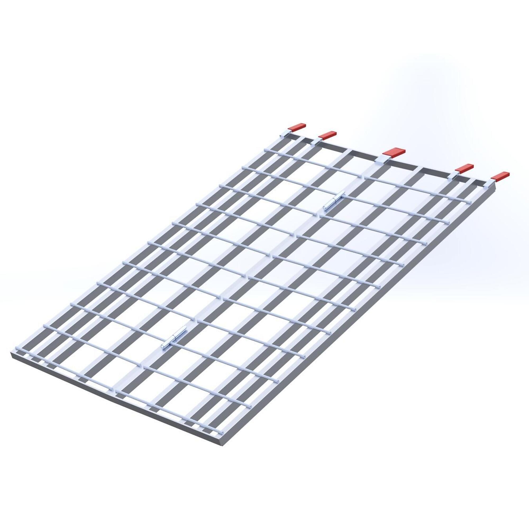 Five Star Bi-Fold Aluminum ATV Loading Ramp, 1,500-Lb. Load Capacity, 72In.L x 48In.W, Model# 448H